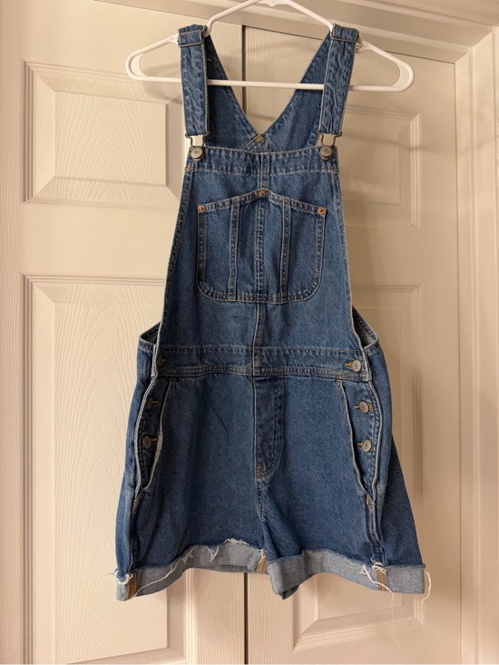 Old Navy Pants - Old Navy Light Blue Denim Shorts Overalls